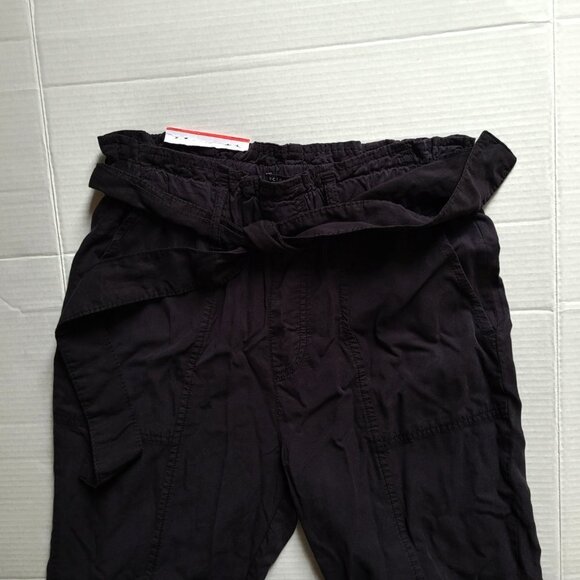Social Standard by Sanctuary pants Melody black trousers high waist paperbag - Picture 12 of 14
